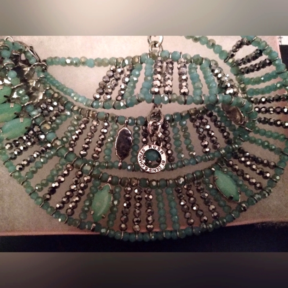 Rush By Denis & Charles Multi Stranded Beaded Sta… - image 2